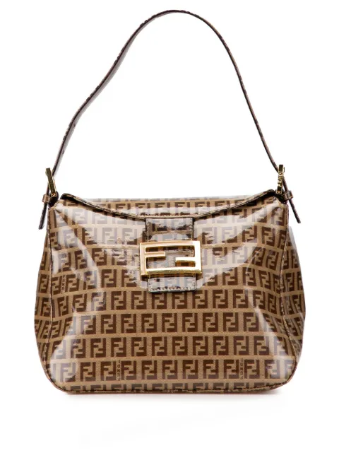 Fendi Pre-Owned 20th Century Zucchino Crystal Double Flap shoulder bag