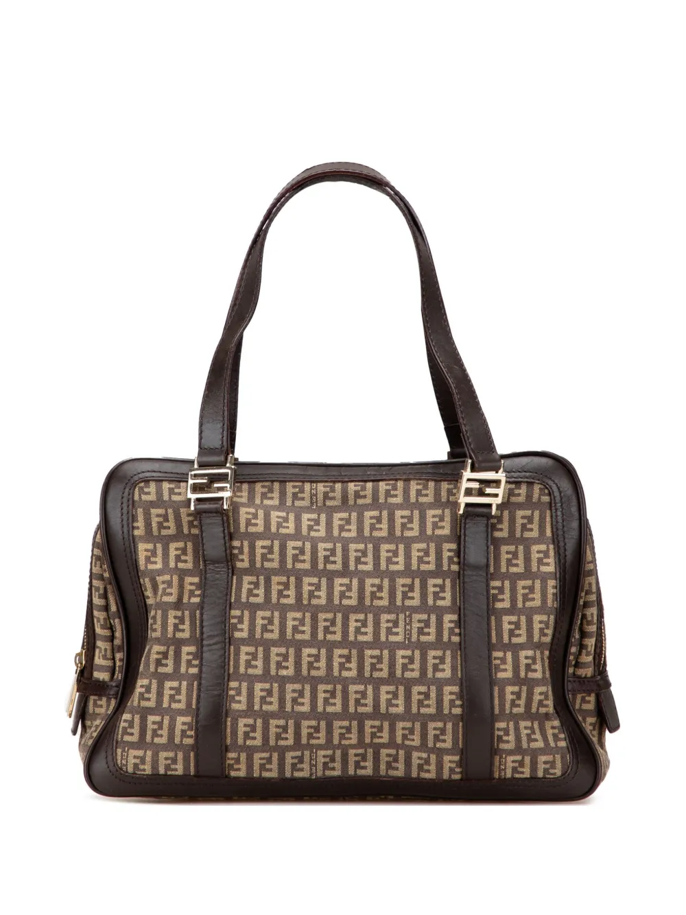 Fendi Pre-Owned 2000-2010 Zucchino Canvas shoulder bag | Brown | Image 1