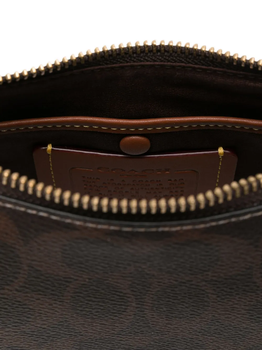 Coach Waverly Signature Canvas Shoulder Bag In Brown