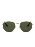 Ray-Ban hexagonal-frame sunglasses - Gold