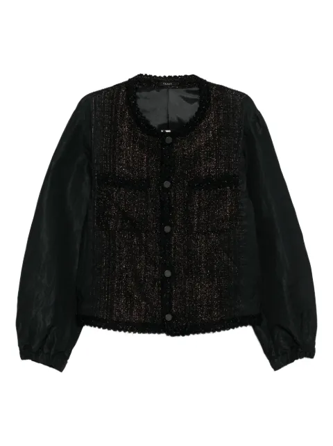 Taakk glitter-tweed jacket