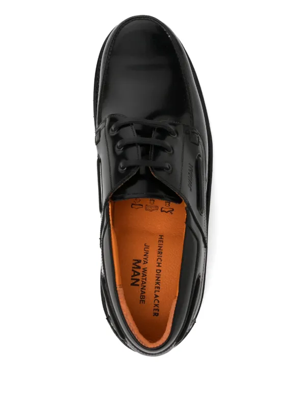 Junya Watanabe MAN lace-up Derby Shoes | Black | FARFETCH PH