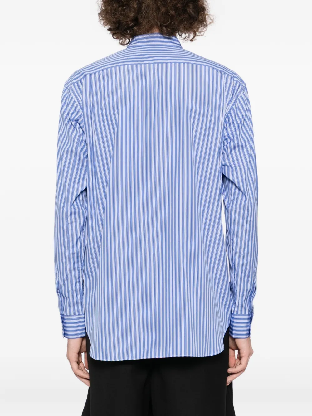 Comme Des Garçons Shirt Gestreept overhemd Blauw