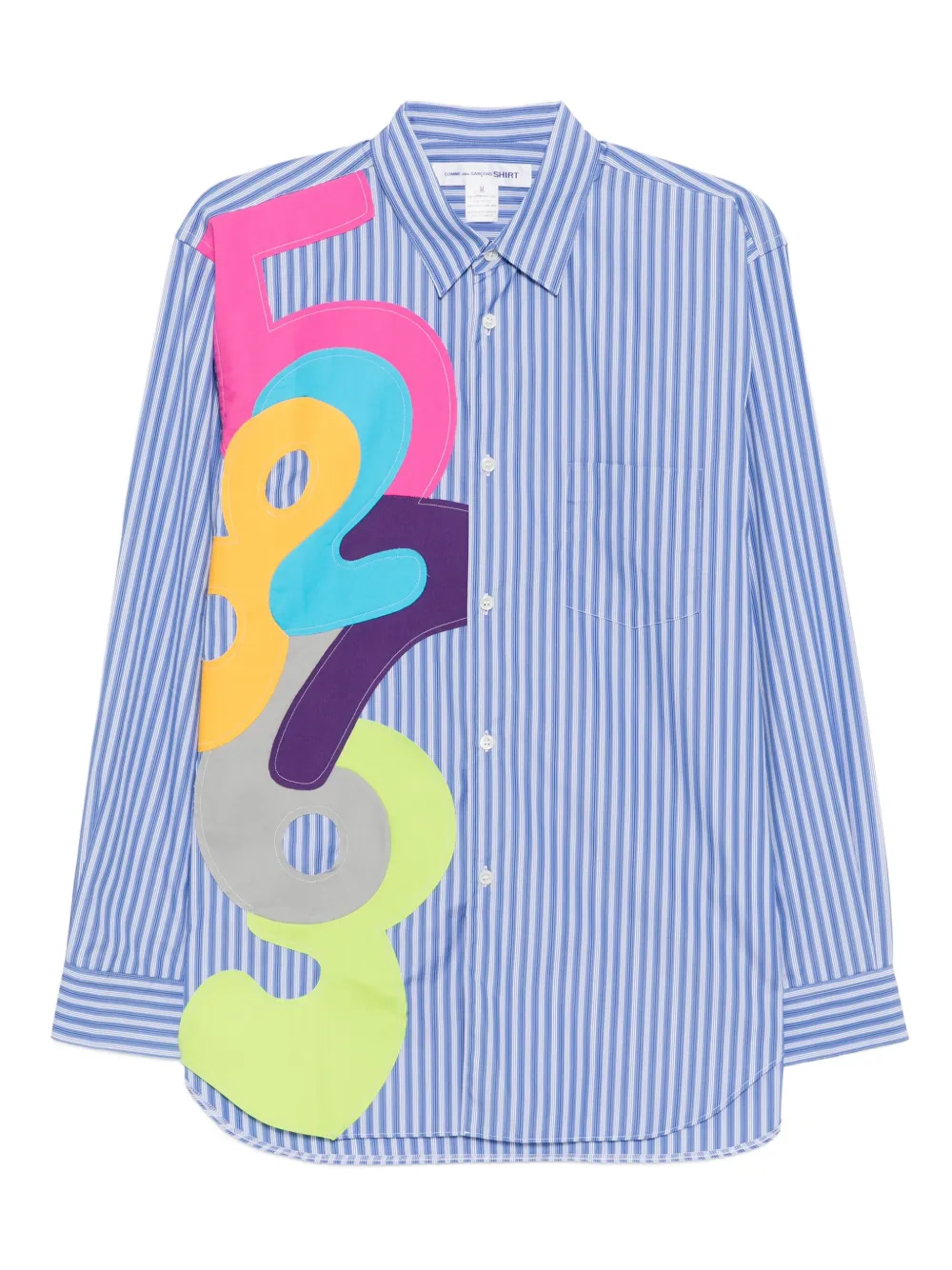 Comme Des Garçons Shirt striped shirt - Blue