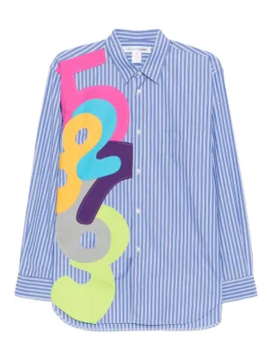 Comme Des Garçons Shirt x Lacoste グラフィック シャツ | ホワイト
