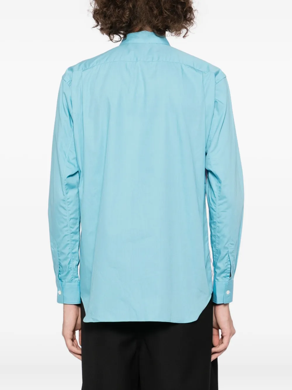 Comme Des Garçons Shirt Overhemd met colourblocking Roze