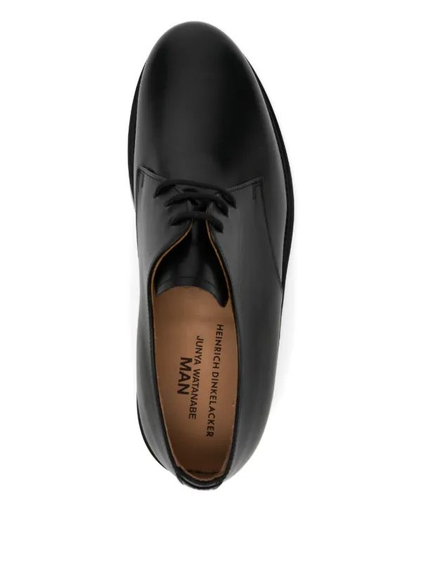 靴 JUNYA WATANABE Leather Shoes Junya Watanabe MAN lace-up Leather Derby Shoes | Black | FARFETCH