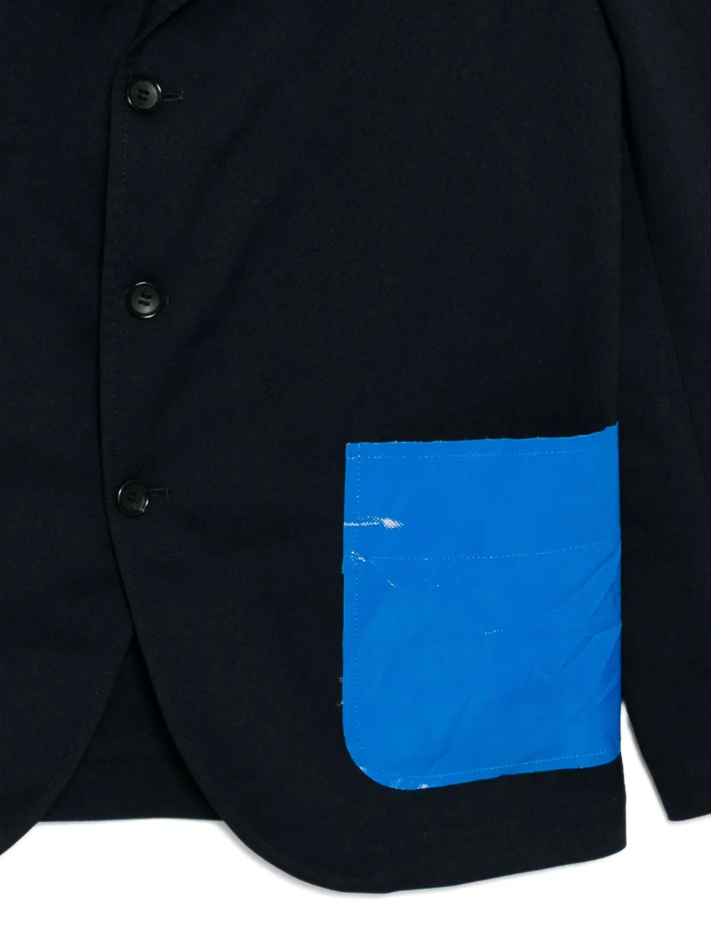 Comme Des Garçons Shirt Jack met opgestikte zak Blauw