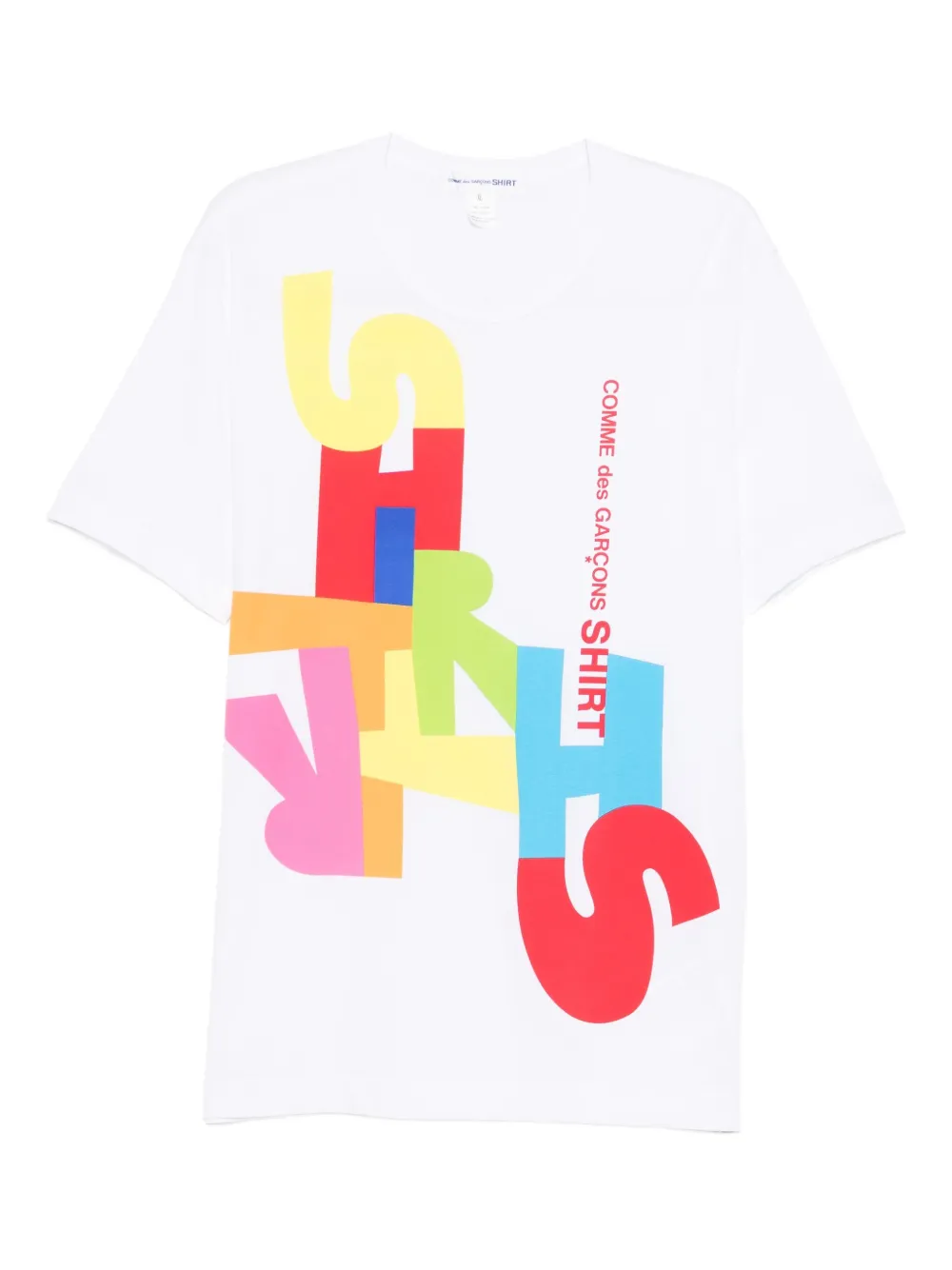 Comme Des Garçons Shirt playera con estampado gráfico | blanco | Image 1