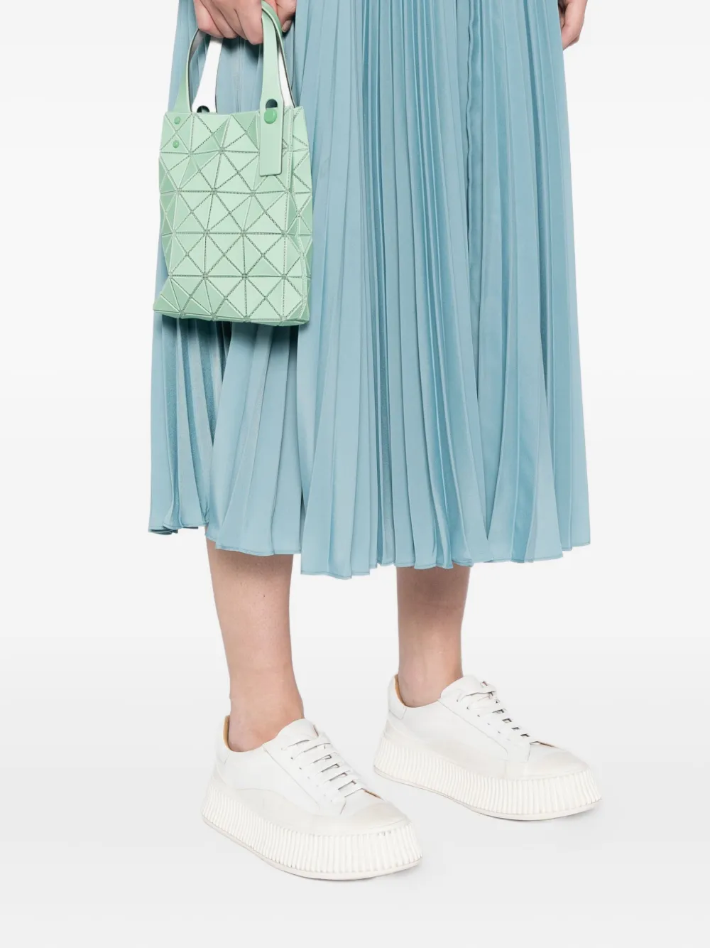 Bao Bao Issey Miyake Prism Plus Mini Bag In Green