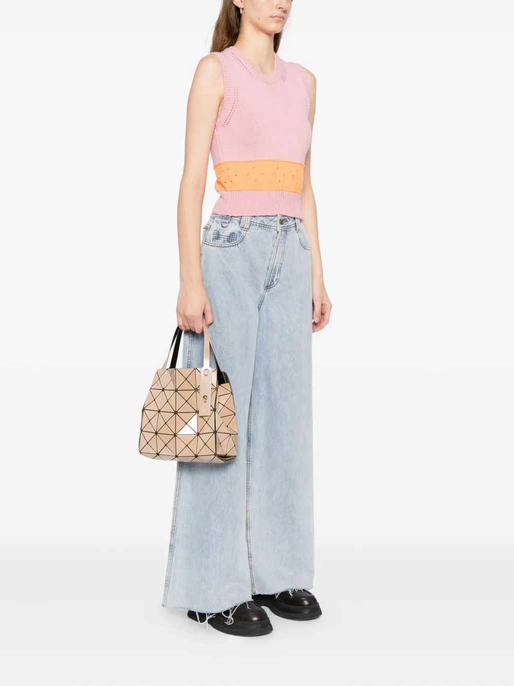 Bao Bao Issey Miyake Carat Tote Bag In Neutral