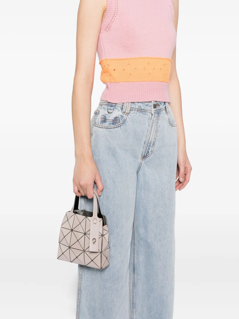 Bao Bao Issey Miyake Carat mini-tas - Beige