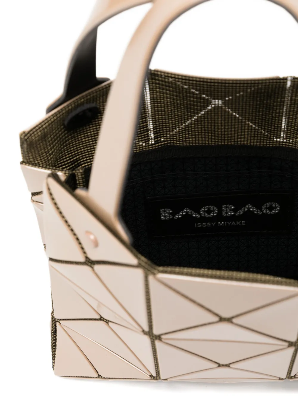 Bao Bao Issey Miyake Carat Top Handle Bag In Nude