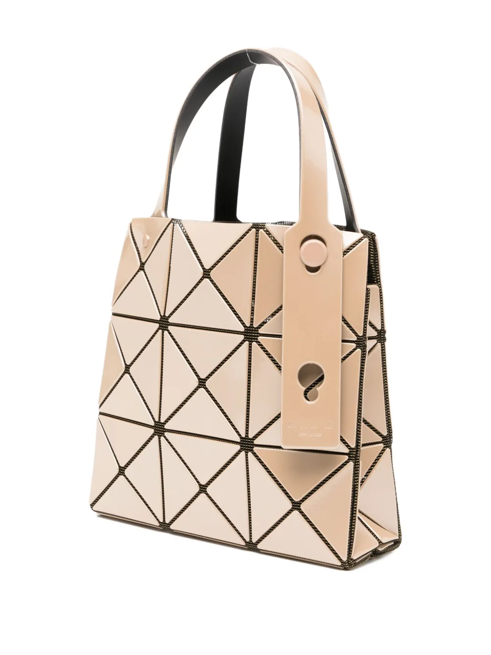 Bao Bao Issey Miyake Carat Top Handle Bag In Nude