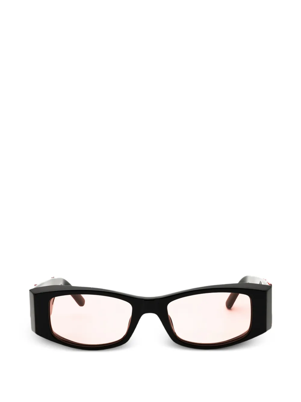 Palm Angels Eyewear Angel logo-plaque sunglasses - Nero