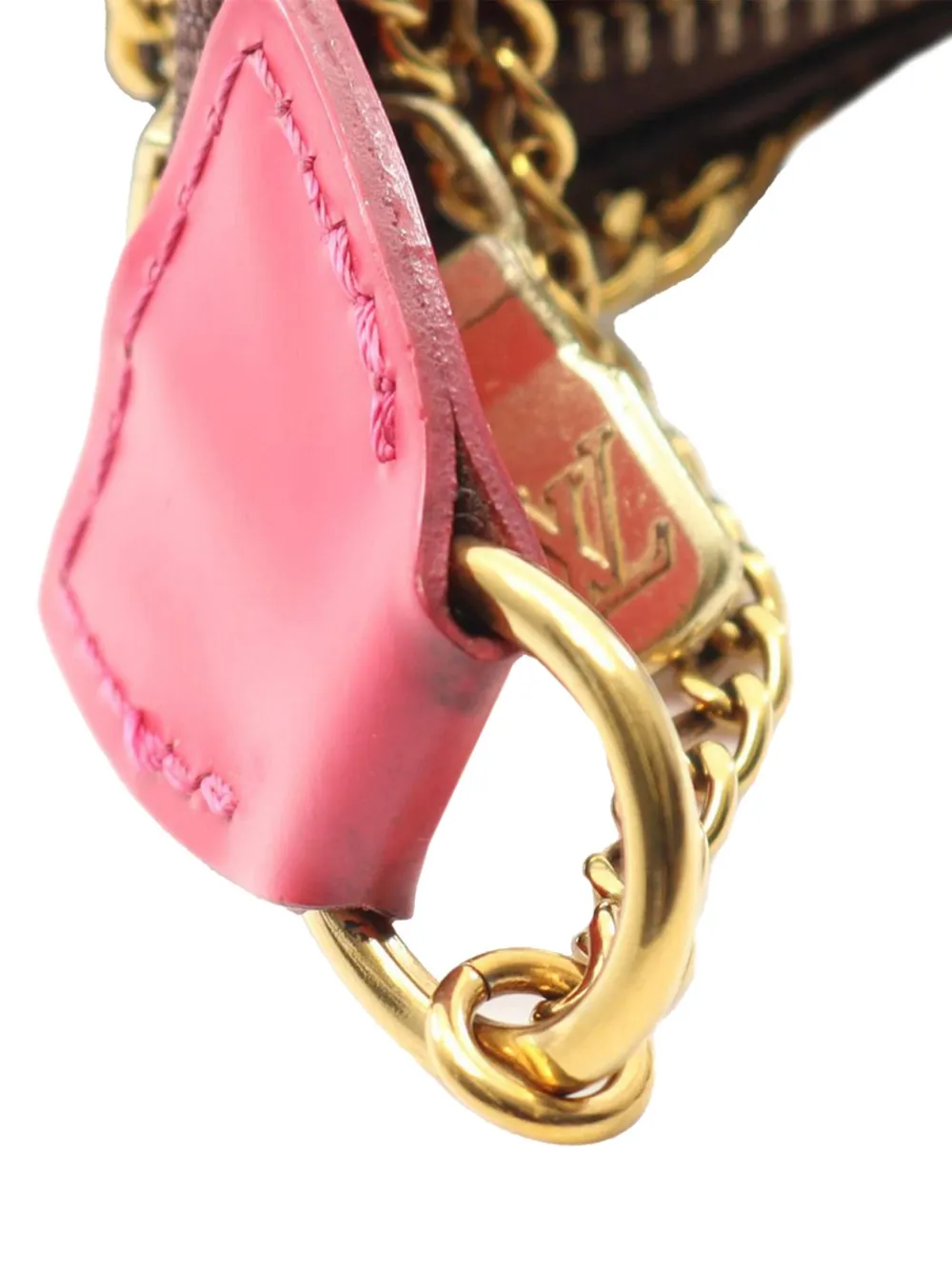 Louis Vuitton Pre-Owned 2020 Monogram Vivienne Christmas Roller Coaster Mini Pochette Accessoires handbag | Pre-Owned | Image 2