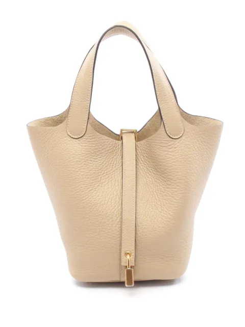 Hermès Pre-Owned شنطة يد 'كليمانس بيكوتين لوك 18' 2025