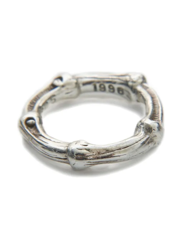 Tiffany & Co. Pre-Owned 1990-2010s Bamboo Sterling Silver Ring