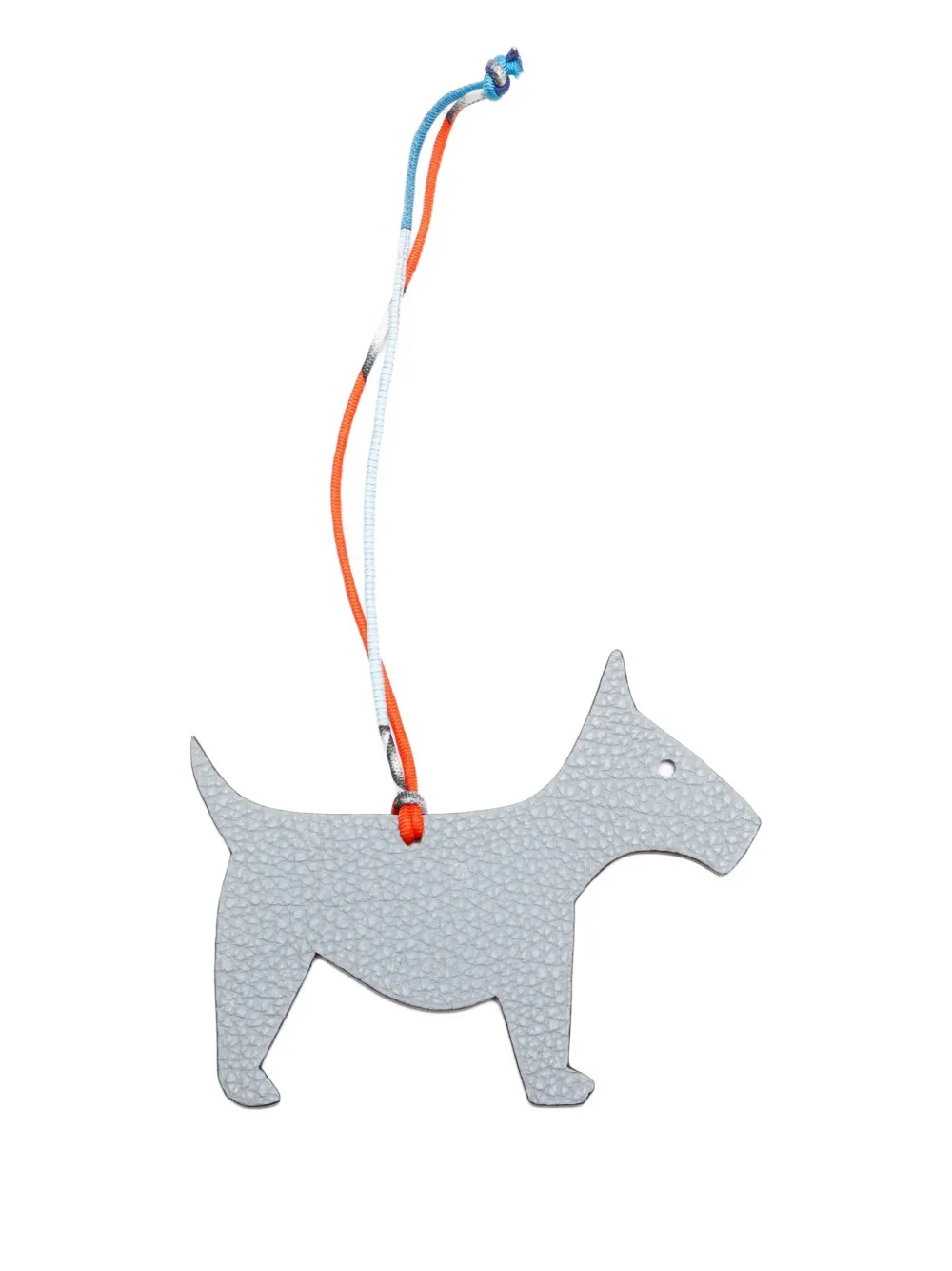 Hermès Pre-Owned 2020s Petit H leather dog charm | Red | Image 1