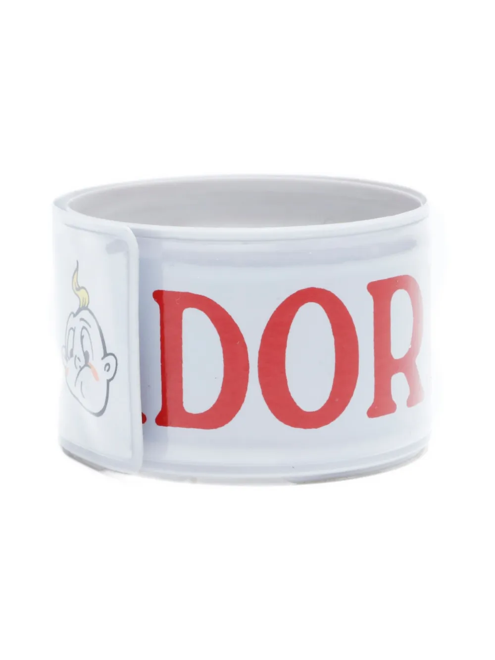 Pre-owned Dior 2002 Galliano-guillén Illustration Bracelet In White