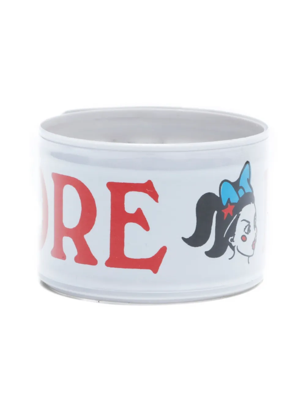 Pre-owned Dior 2002 Galliano-guillén Illustration Bracelet In White