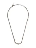 Christian Dior Pre-Owned 1990-2000s logo chain necklace - Silver