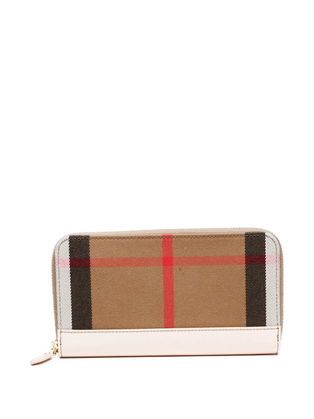 Burberry Pre-Owned 2000-2020s check zip-around wallet - ブラウン Burberry Pre-Owned 2000-2020s check zip-around wallet - ブラウン