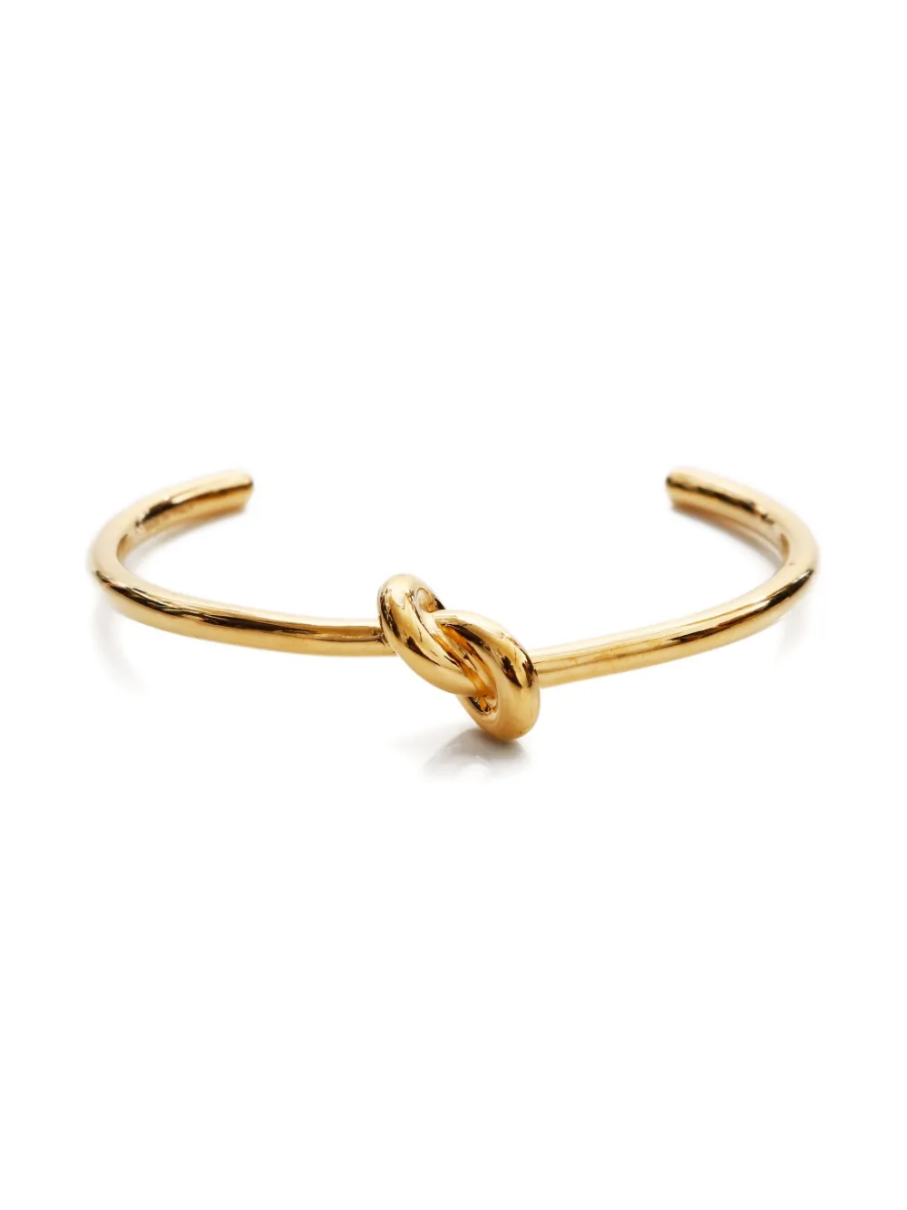Pre-owned Celine 2020-2025s Knot Cuff Bracelet In Gold