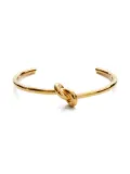 Celine Pre-Owned 2020-2025s knot cuff bracelet - Gold