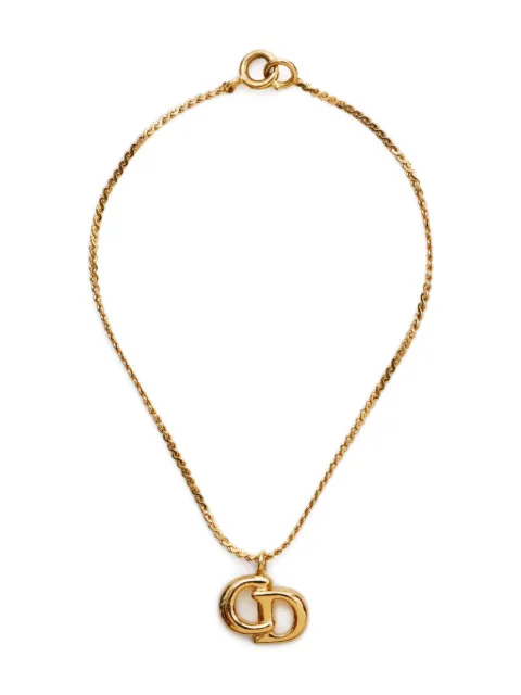 Christian Dior Pre-Owned 1980-2000s CD-logo chain bracelet