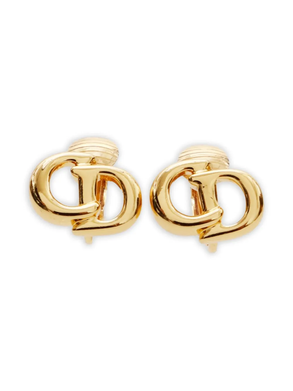 Christian Dior Pre-Owned 1980-2000s イヤリング - ゴールドトーン Christian Dior Pre-Owned 1980-2000s イヤリング - ゴールドトーン