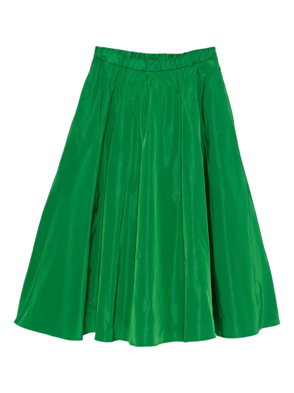 ASPESI gathered midi skirt | Green | Image 1