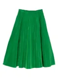 ASPESI gathered midi skirt - Green