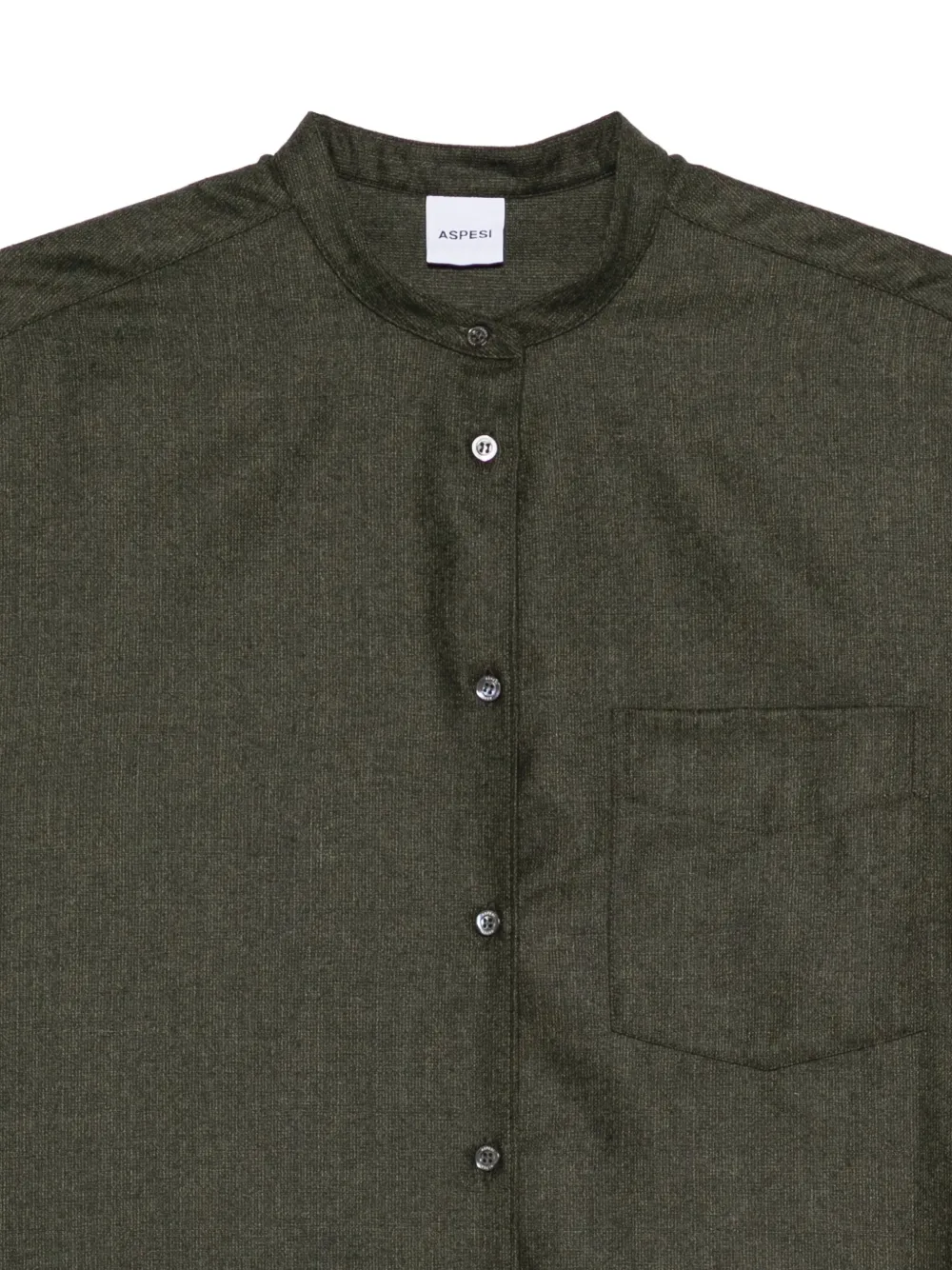 ASPESI Blouse met zak Groen