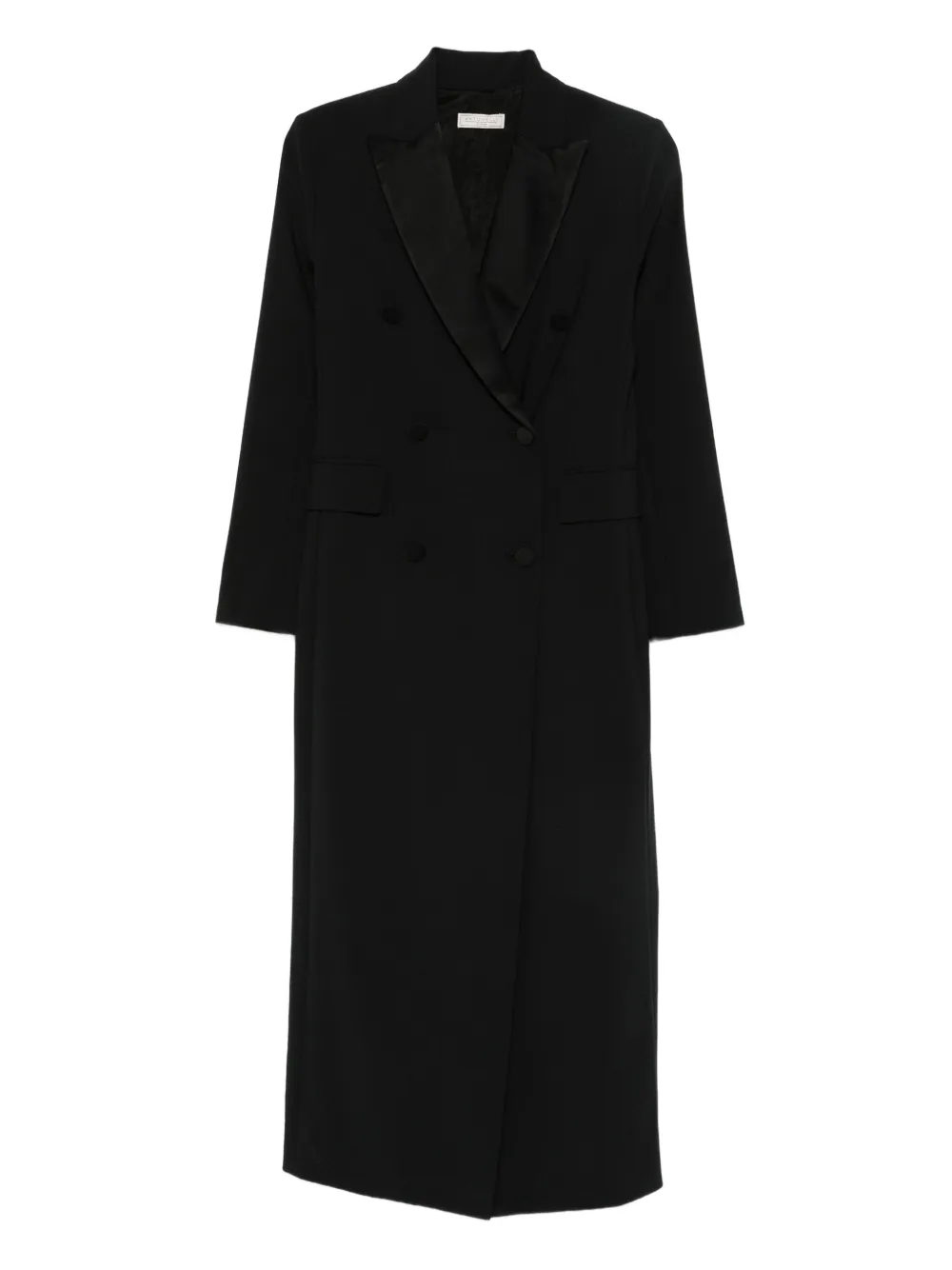 Antonelli double-breasted coat | Black | Image 1