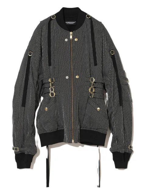 Undercover pinstripe bomber jacket