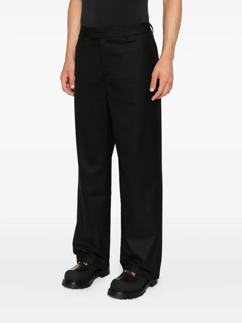 Represent Wollen broek Zwart