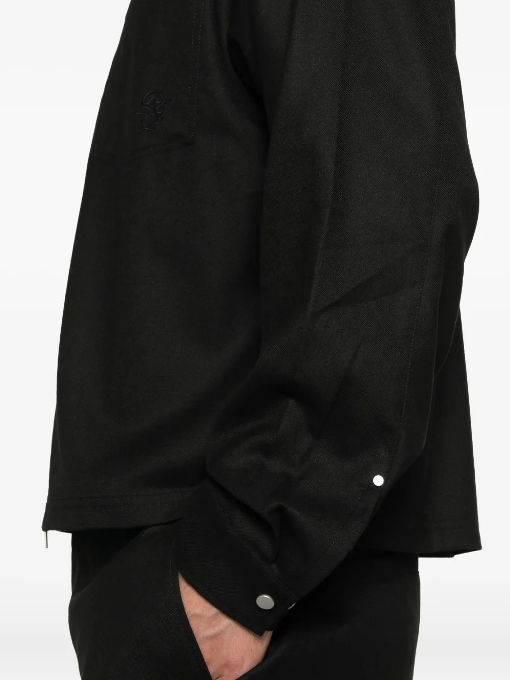 Represent Jack met rits en zak Zwart