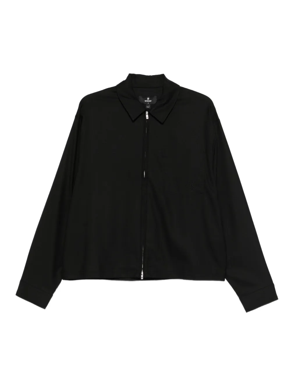 Represent zip-up pocket jacket | Black | Image 1