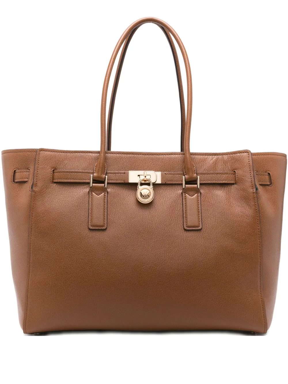 Michael Michael Kors padlock-detail leather tote bag | Brown | Image 1