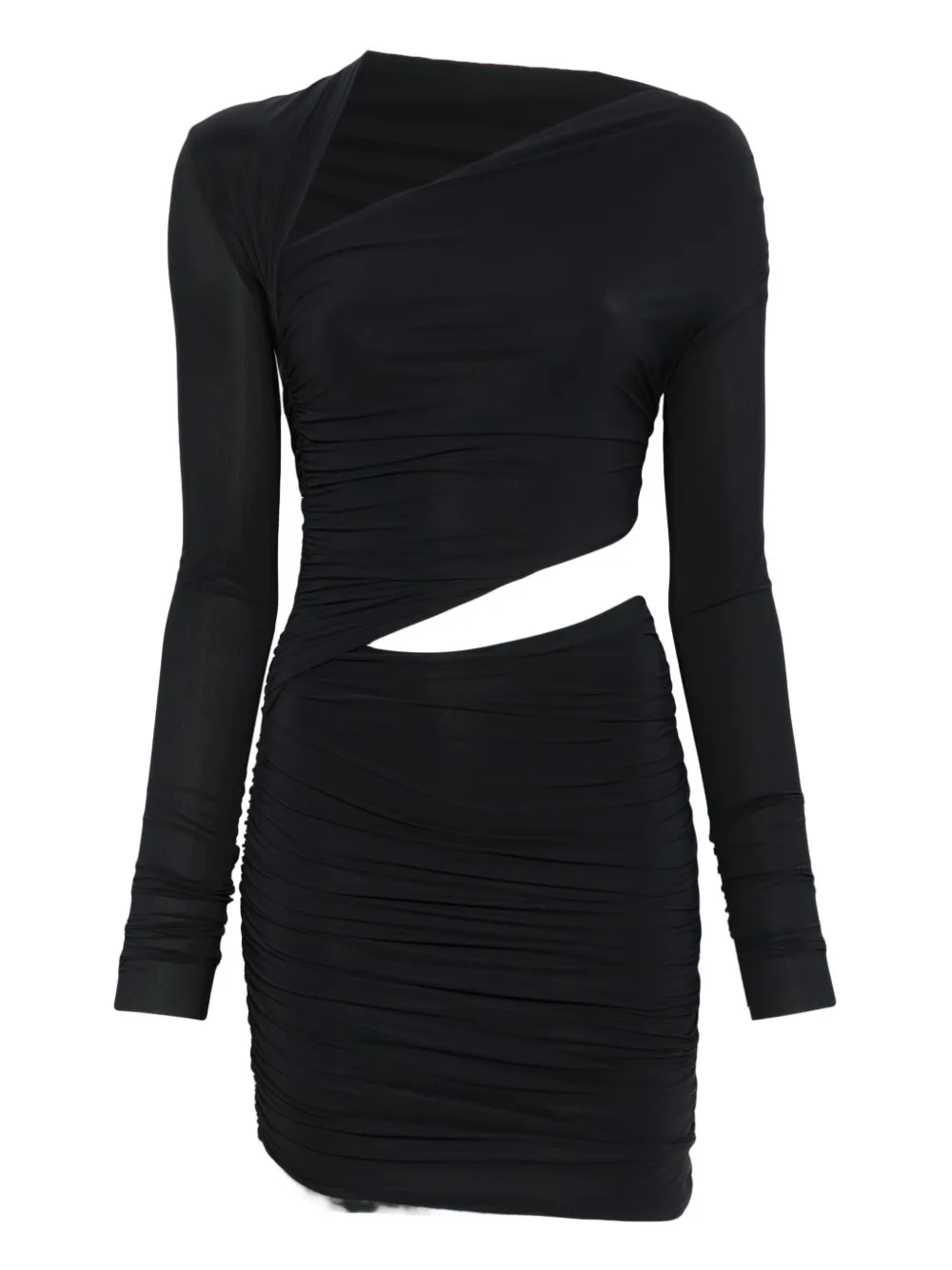 Amazuìn asymmetric dress | Black | Image 1