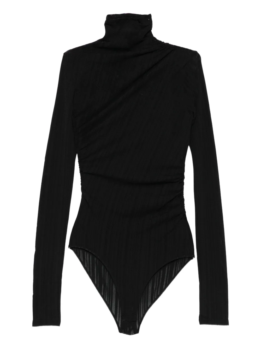 Amazuìn Turtleneck Bodysuit In Black