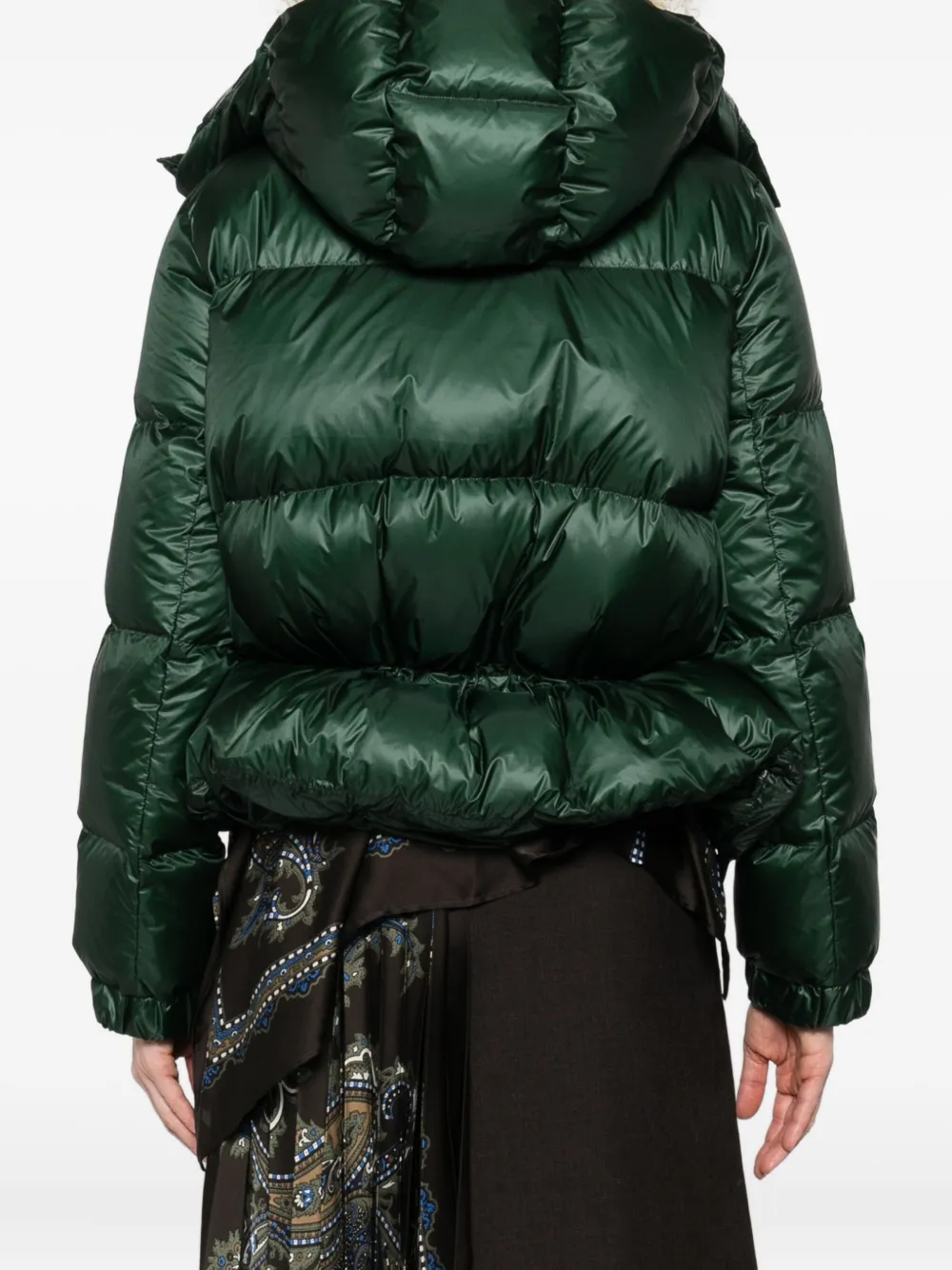 sacai Donsjack met capuchon Groen