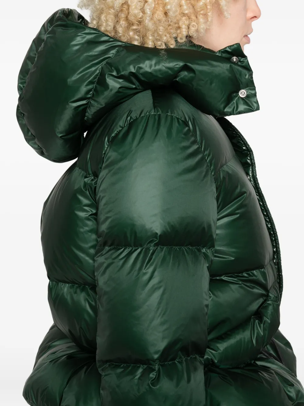 sacai Donsjack met capuchon Groen