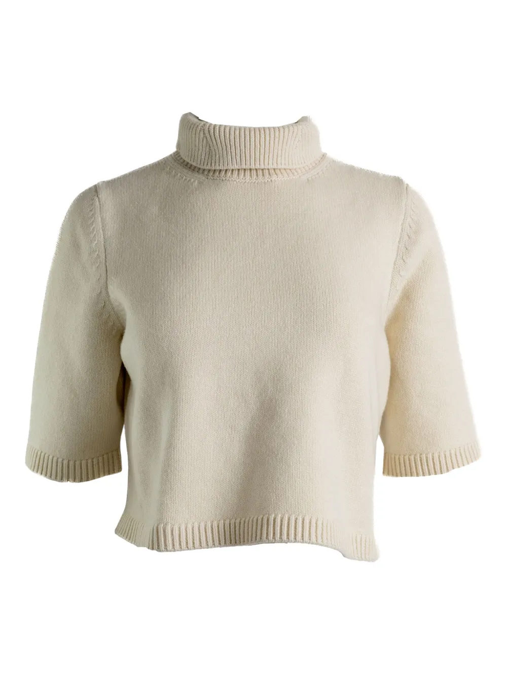 Alaïa ribbed turtleneck sweater | White | Image 1