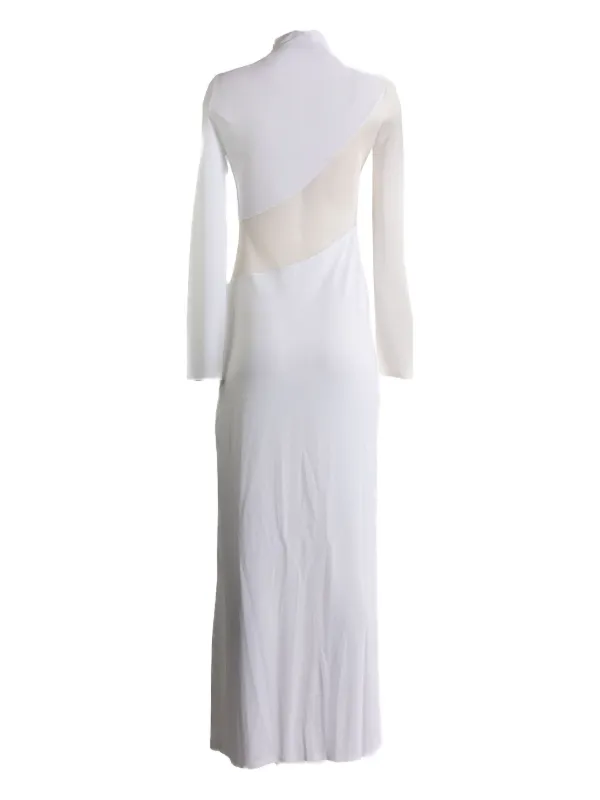 Alaa long-sleeve Panelled Maxi Dress | White | FARFETCH Alaa long-sleeve Panelled Maxi Dress | White | FARFETCH
