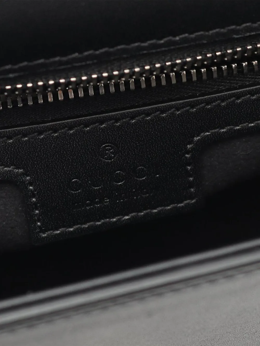 Pre-owned Gucci 2016-2025 Mini Leather Petite Gg Satchel In Black