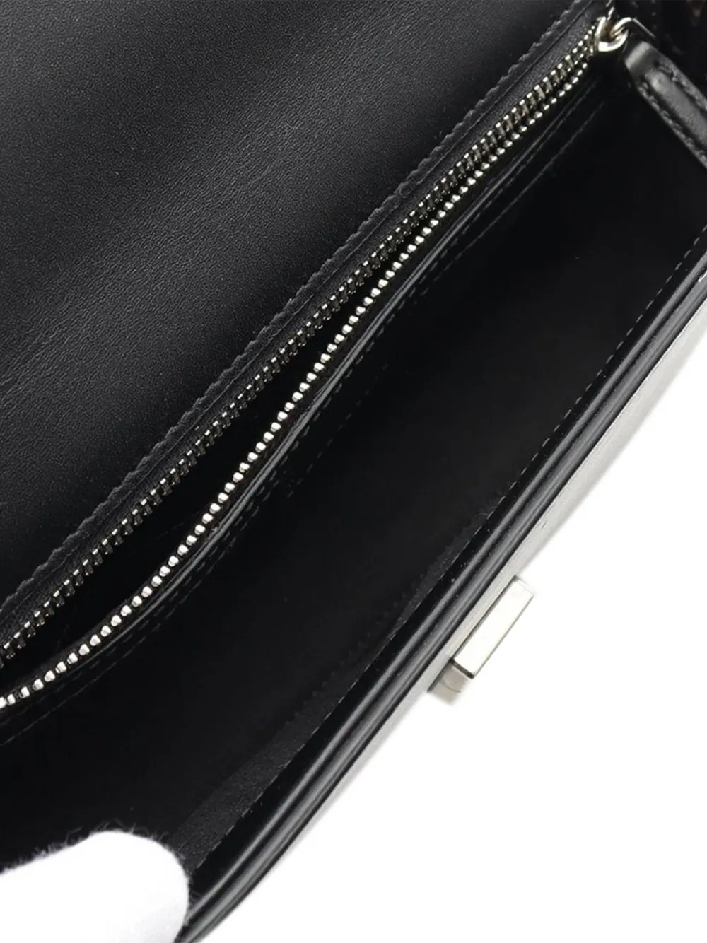 Pre-owned Gucci 2016-2025 Mini Leather Petite Gg Satchel In Black