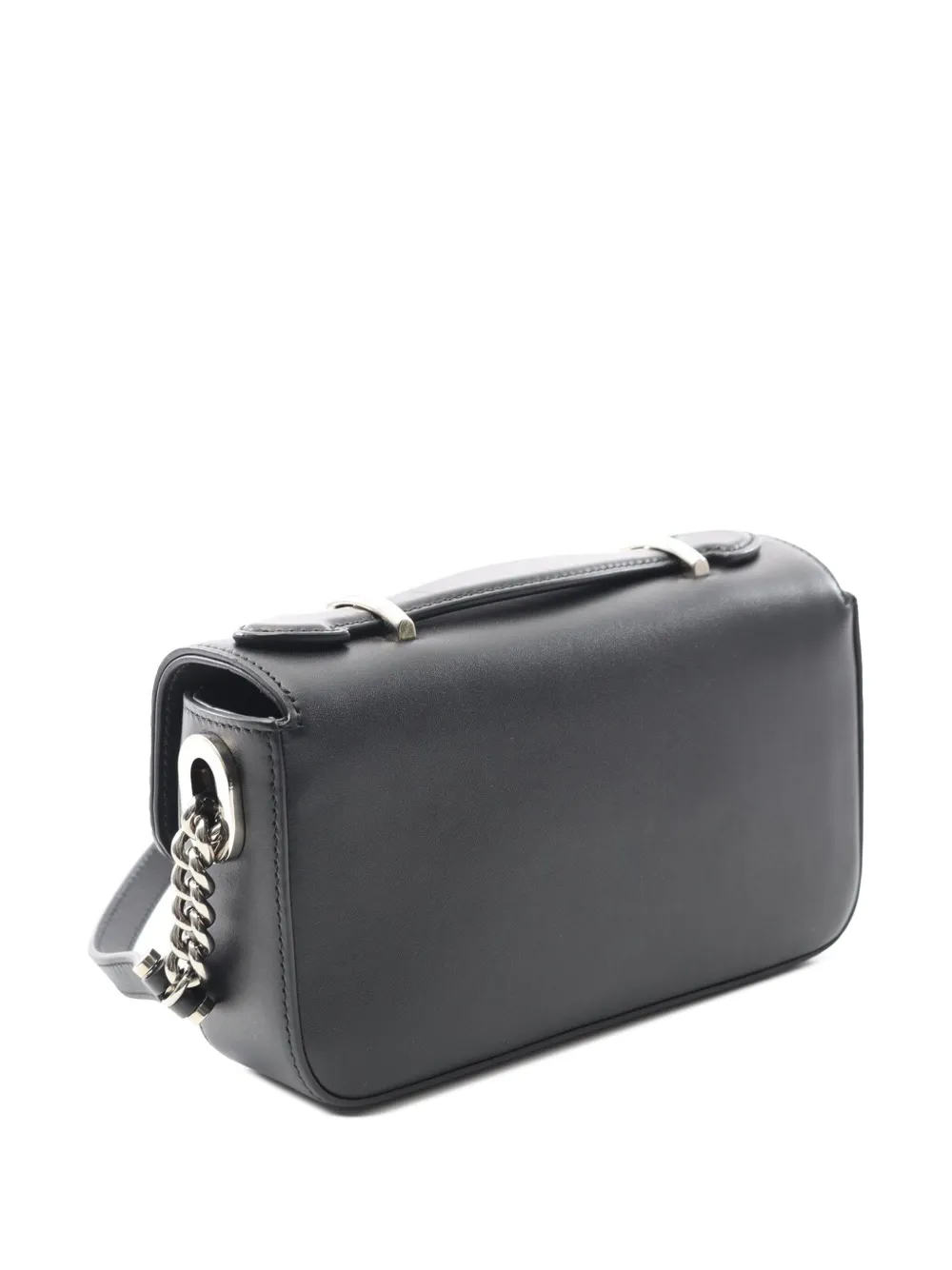 Pre-owned Gucci 2016-2025 Mini Leather Petite Gg Satchel In Black