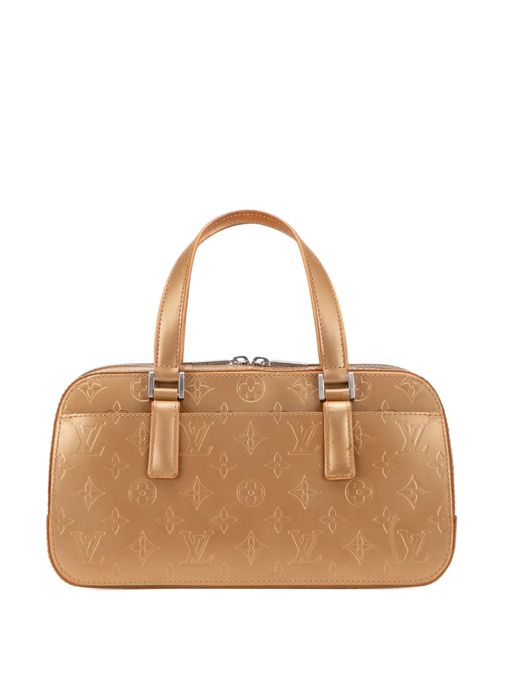Louis Vuitton Pre-Owned 2004 モノグラム マット シェルトン ハンドバッグ - ゴールドトーン Louis Vuitton Pre-Owned 2004 モノグラム マット シェルトン ハンドバッグ - ゴールドトーン